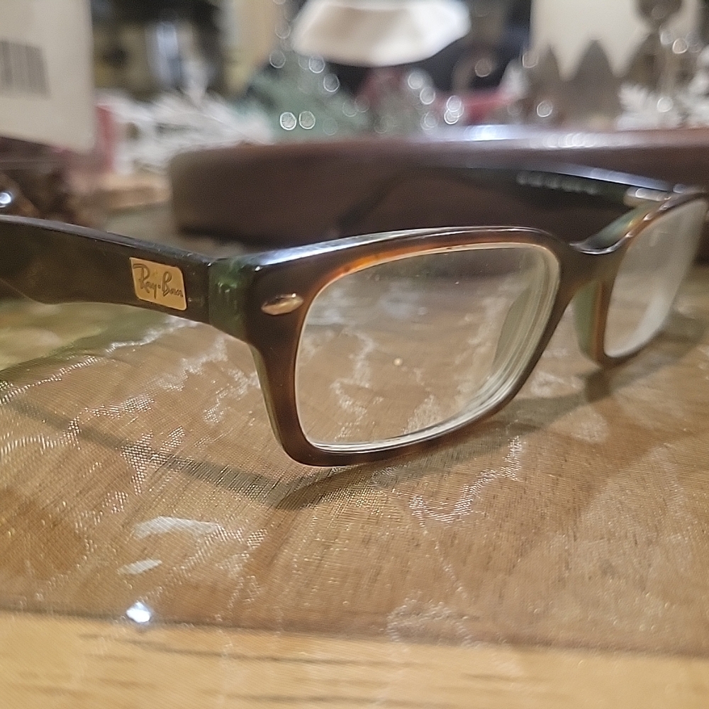 Brown Rectangular Eyeglasses - image 2